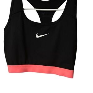 Nike Black and Pink Sports Bra